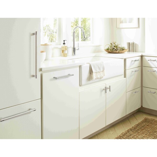Amerock Bronx 8 in 203 mm Center-to-Center Polished Nickel Cabinet Pull - BP36562PN