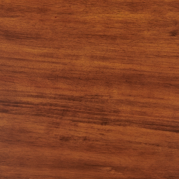 Alaterre Furniture Monterey 48"L Oval Mid-Century Modern Wood Coffee Table, Warm Chestnut - ANMT1170