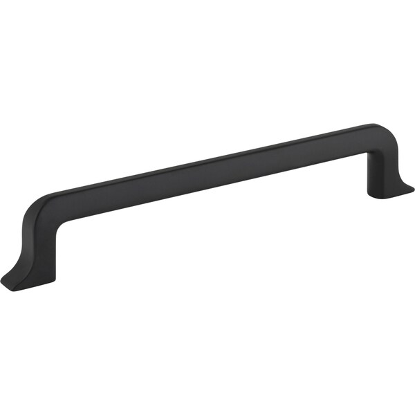 Jeffrey Alexander 160 mm Center-to-Center Matte Black Callie Cabinet Pull - 839-160MB
