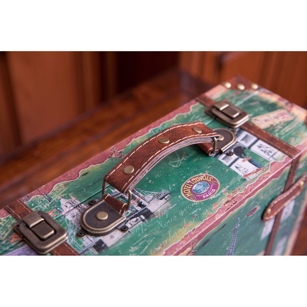 Vintiquewise Vintage Style European Luggage Suitcase, PK 2 - QI003086.2