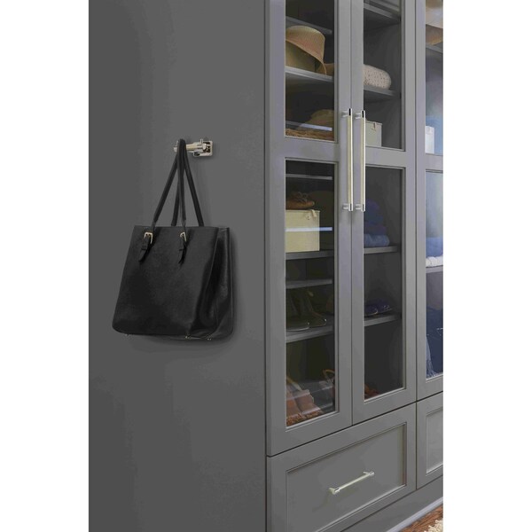 Amerock Esquire 8 in 203 mm Center-to-Center Polished Nickel/Stainless Steel Cabinet Pull - BP36562PNSS