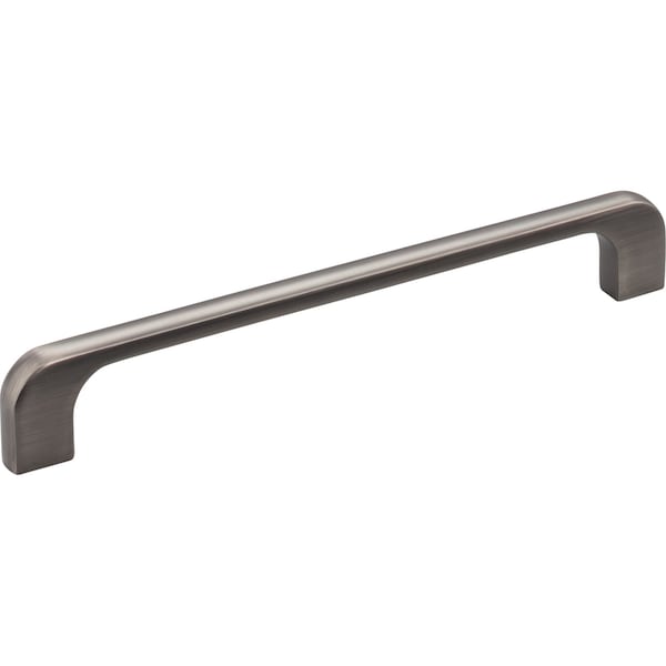 Jeffrey Alexander 160 mm Center-to-Center Brushed Pewter Alvar Cabinet Pull - 264-160BNBDL