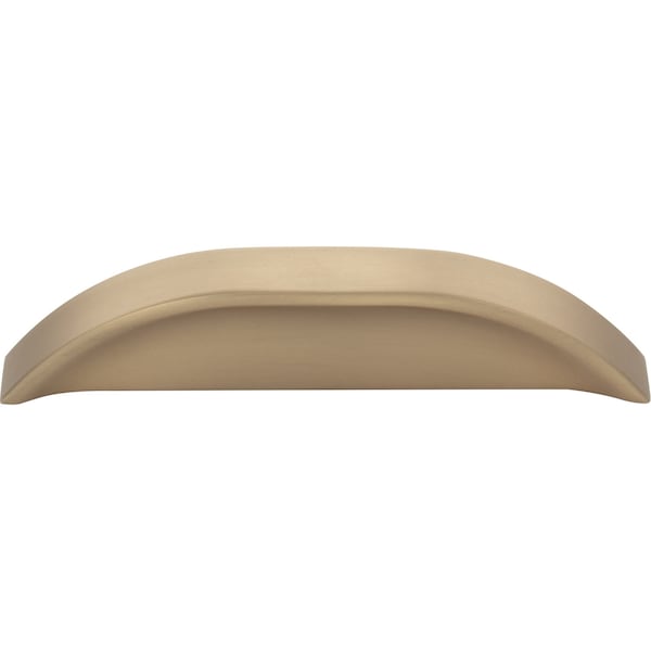 Jeffrey Alexander 3" / 96 mm Center-to-Center Satin Bronze Elara Cabinet Pinch Pull - 484-396SBZ