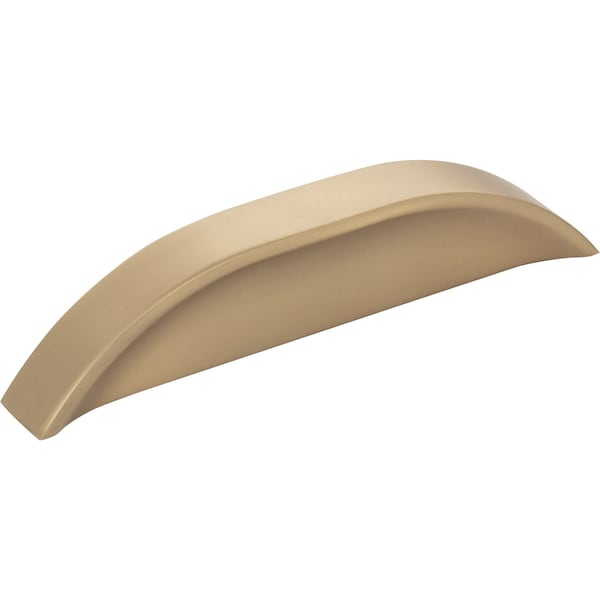Jeffrey Alexander 3" / 96 mm Center-to-Center Satin Bronze Elara Cabinet Pinch Pull - 484-396SBZ