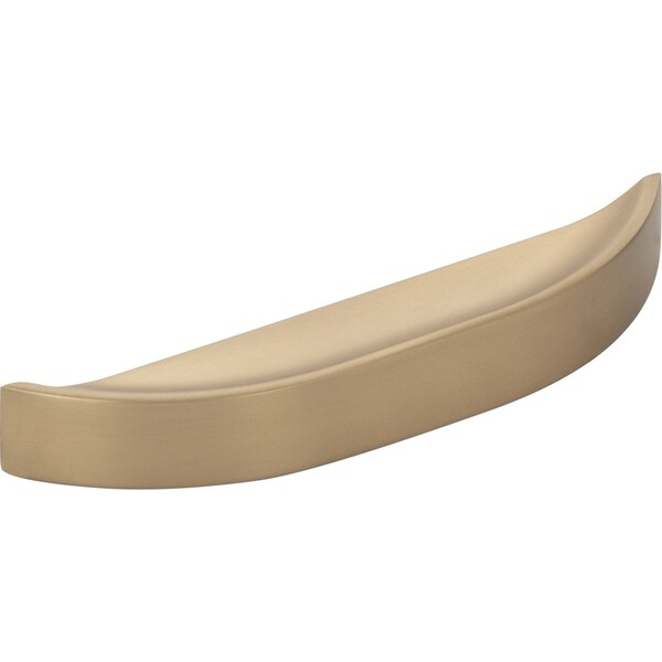 Jeffrey Alexander 3" / 96 mm Center-to-Center Satin Bronze Elara Cabinet Pinch Pull - 484-396SBZ