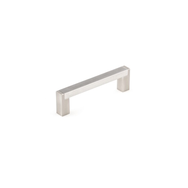 Richelieu 3 3/4 in (96 mm) Center-to-Center Brushed Nickel Contemporary Cabinet Pull - BP80196195