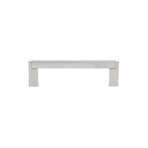 Richelieu 3 3/4 in (96 mm) Center-to-Center Brushed Nickel Contemporary Cabinet Pull - BP80196195