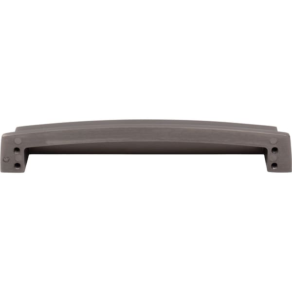Jeffrey Alexander 160 mm Center Brushed Pewter Square-to-Center Square Renzo Cabinet Cup Pull - 141-160BNBDL