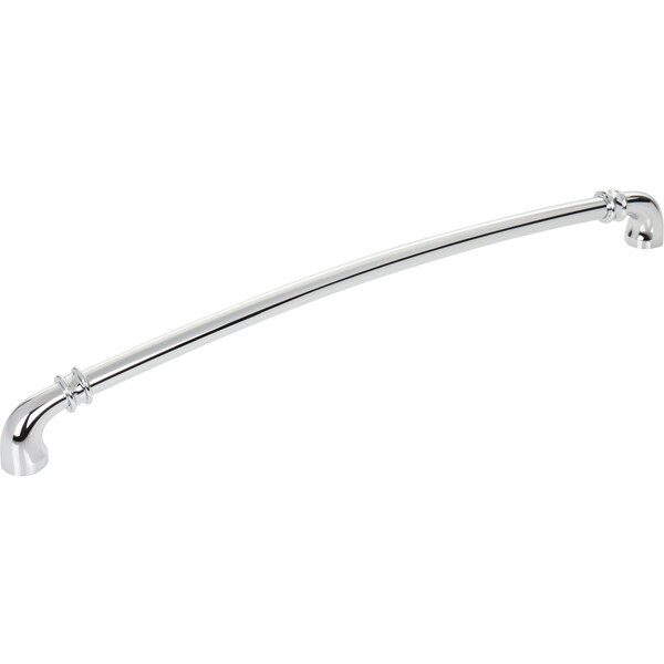 Jeffrey Alexander 305 mm Center-to-Center Polished Chrome Marie Cabinet Pull - 445-305PC