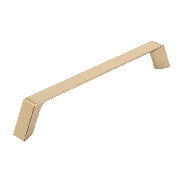 Richelieu 6 5/16-inch (160 mm) Center to Center Champagne Bronze Contemporary Cabinet Pull - BP7348160CHBRZ