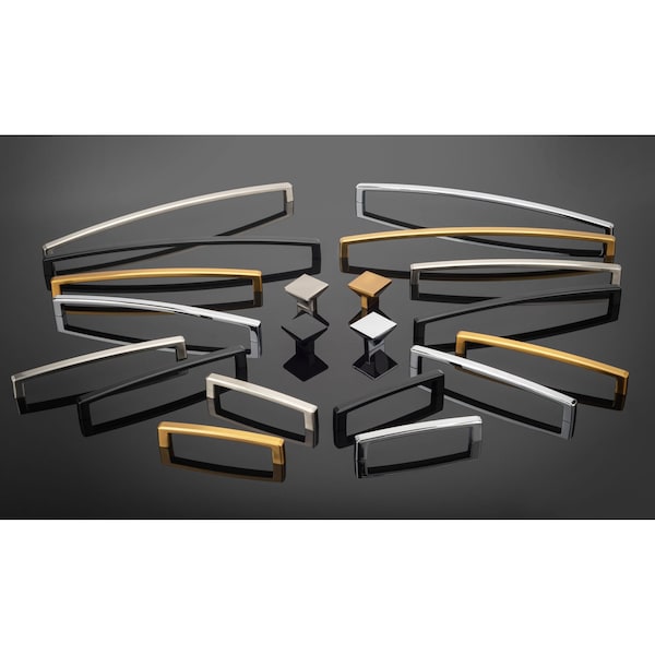 Richelieu 7 9/16-inch (192 mm) Center to Center Brushed Nickel Contemporary Cabinet Pull - BP8189192195