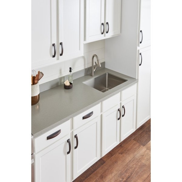 Jeffrey Alexander 128 mm Center-to-Center Gun Metal Square Annadale Cabinet Pull - 435-128DACM