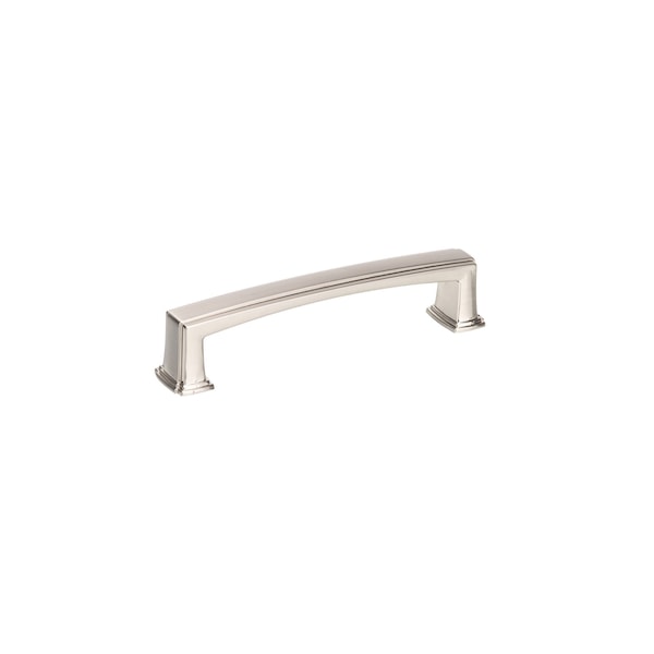 Richelieu 5 1/16-inch (128 mm) Center to Center Brushed Nickel Transitional Cabinet Pull - BP8675128195
