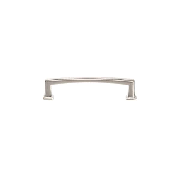 Richelieu 5 1/16-inch (128 mm) Center to Center Brushed Nickel Transitional Cabinet Pull - BP8675128195