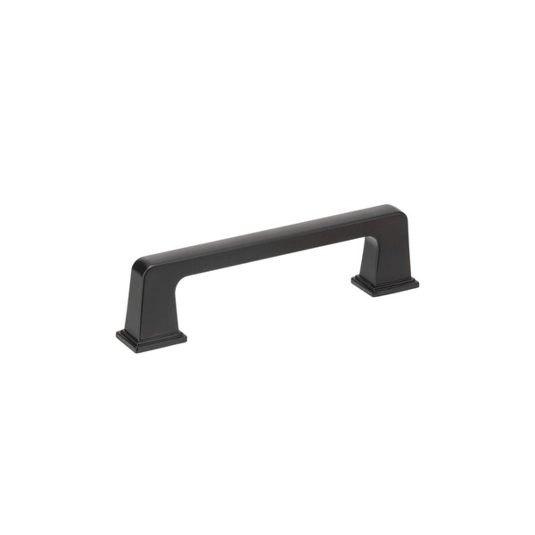 Richelieu 3 3/4-inch (96 mm) Center to Center Matte Black Traditional Cabinet Pull - BP869596900