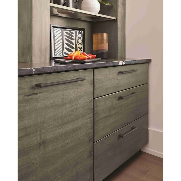 Amerock Versa 6-5/16 in 160 mm Center-to-Center Matte Black Cabinet Pull - BP36914FB