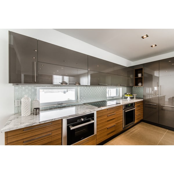 Richelieu 12 5/8 in (320 mm) Center-to-Center Polished Nickel Contemporary Cabinet Pull - 685320180