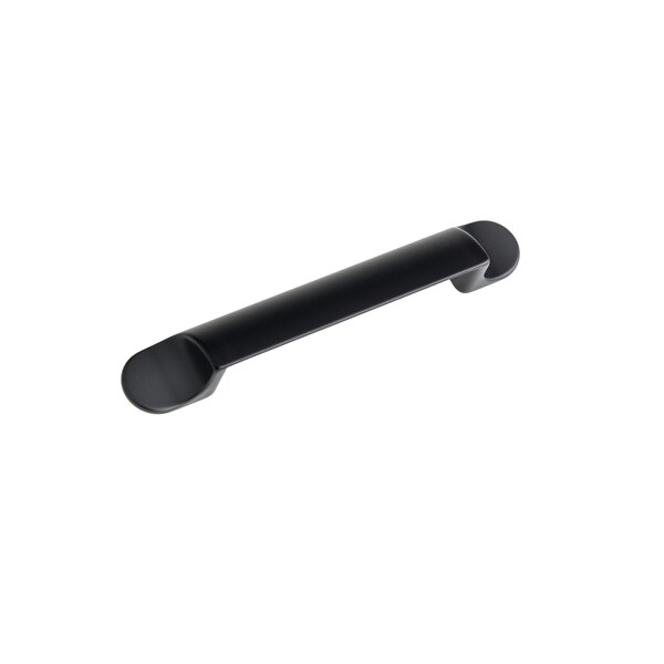 Richelieu 3 3/4 in (96 mm) Center-to-Center Matte Black Contemporary Cabinet Pull - BP61675296900