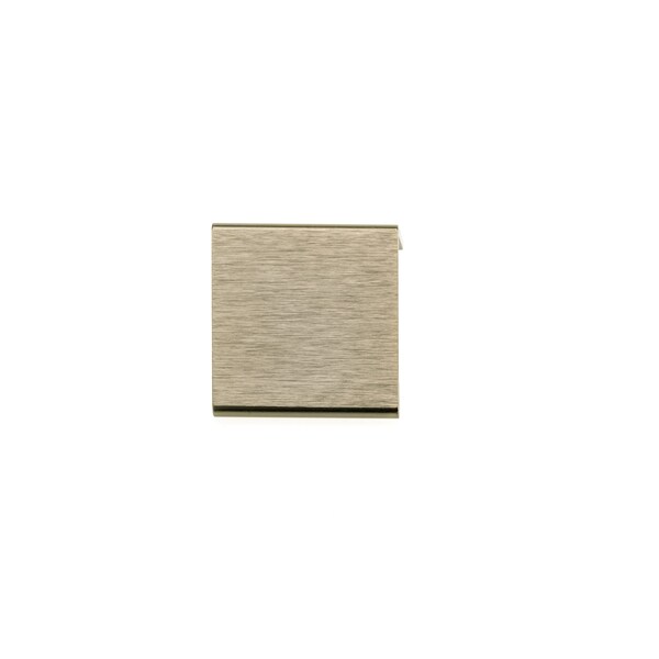Richelieu 1 in. (25 mm) Center-to-Center Champagne Bronze Contemporary Edge Pull - BP989825CHBRZ