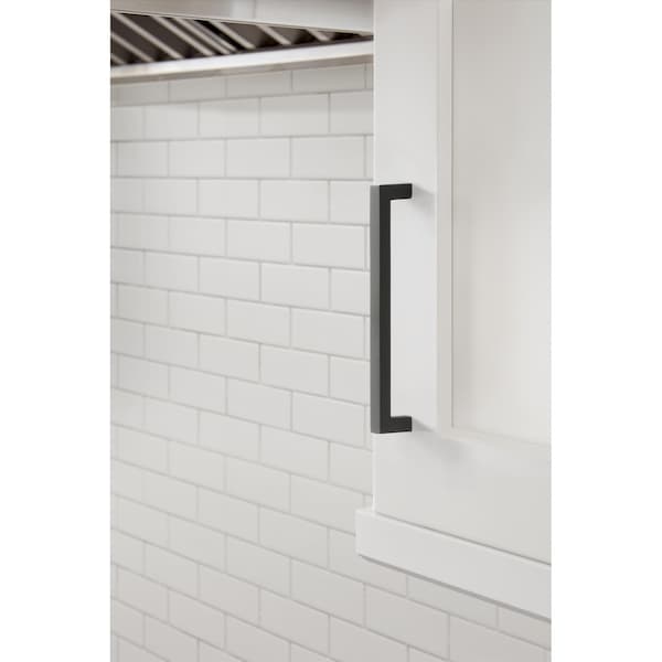 Amerock Monument 6-5/16 in 160 mm Center-to-Center Matte Black Cabinet Pull - BP36572FB