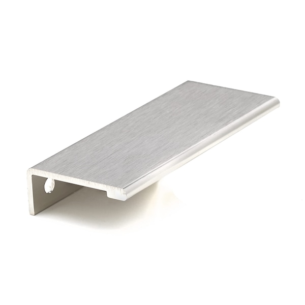 Richelieu 3-1/8 in. (80 mm) Center-to-Center Stainless Steel Contemporary Edge Pull - BP989880170