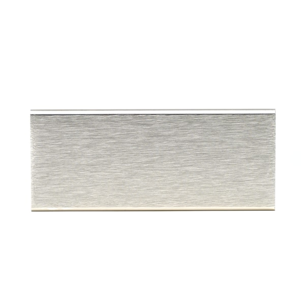 Richelieu 3-1/8 in. (80 mm) Center-to-Center Stainless Steel Contemporary Edge Pull - BP989880170