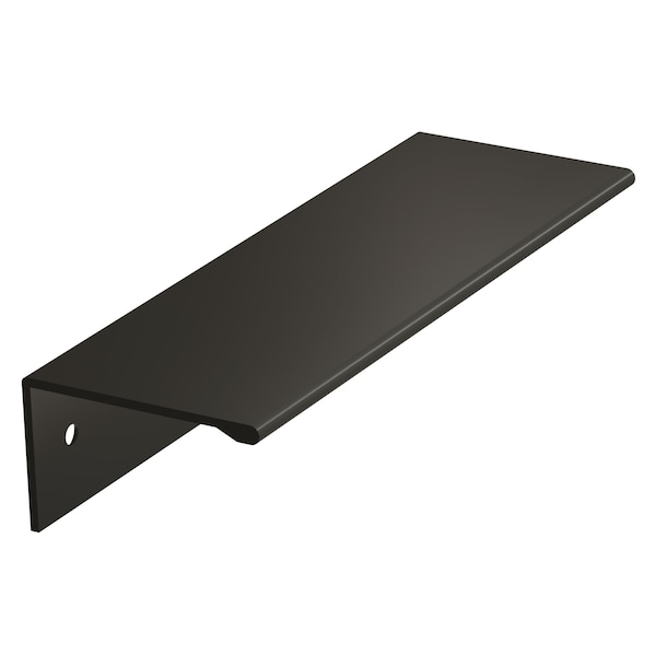 Amerock Edge Pull 3-3/4 in 96 mm Center-to-Center Flat Black Cabinet Pull - BP36574FB