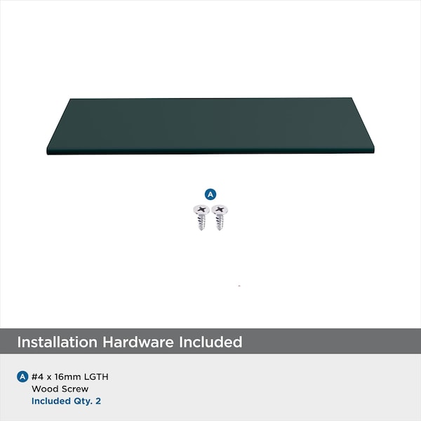 Amerock Edge Pull 3-3/4 in 96 mm Center-to-Center Flat Black Cabinet Pull - BP36574FB