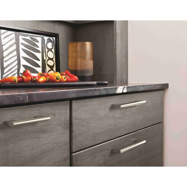 Amerock Versa 3-3/4 in 96 mm Center-to-Center Satin Nickel Cabinet Pull - BP36912G10