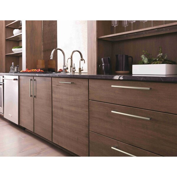 Amerock Versa 6-5/16 in 160 mm Center-to-Center Satin Nickel Cabinet Pull - BP36914G10