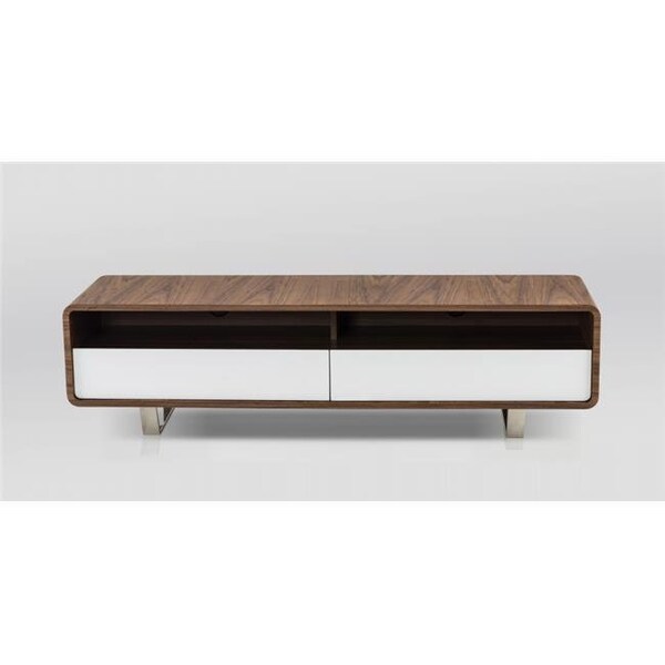 J&M Furniture J&M Furniture 18237 Gramercy TV Base; Walnut & White - 18237