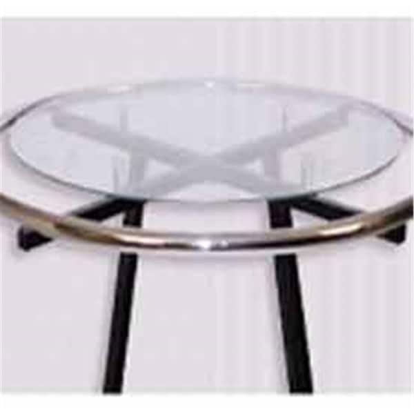 Amko 42 in. Round Glass Shelves - Pack of 2 - 36GK57