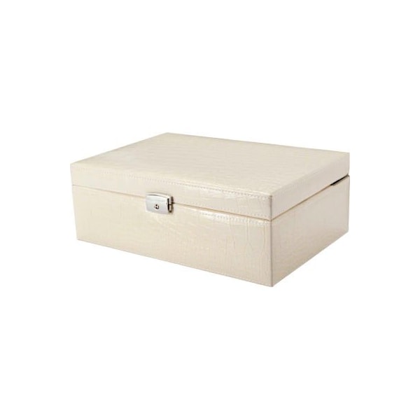 Barska Barska BF12504 Chri Bliss Jewelry Case JC-400, Aluminum, Cream, 12"L x 8"W x 5"H - BF12504