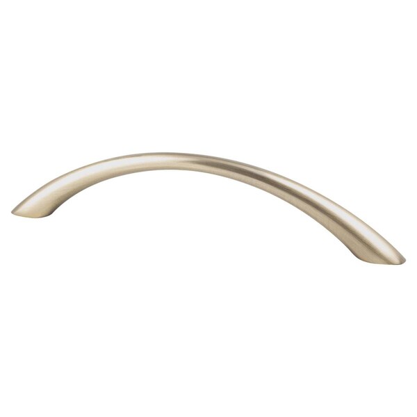 Berenson 128 mm Contemporary Advantage Four CC Champagne Tapered Arch Pull - 9123-40CZ-P