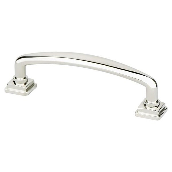 Berenson Berenson 1280-1014-P 96 mm CC Tailored Traditional Pull with Polished Nickel - 1280-1014-P