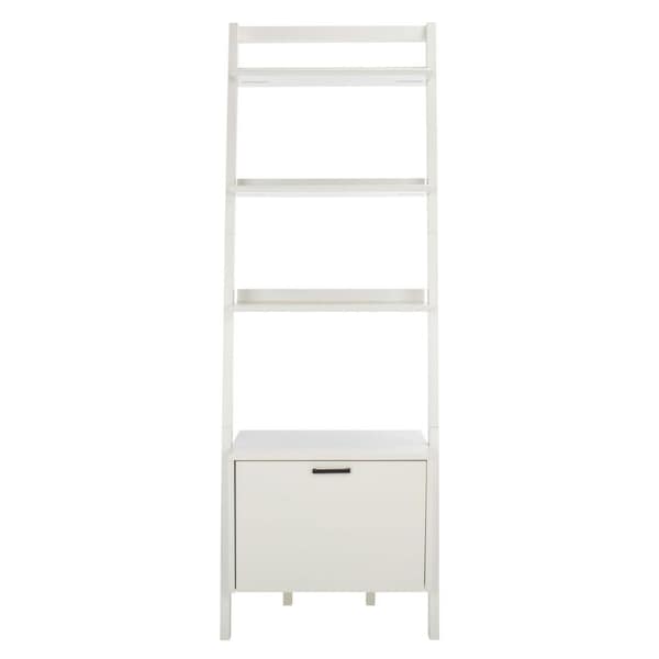 Safavieh Lavina 3 Shelf 1 Door Etagere, White - ETG9404B