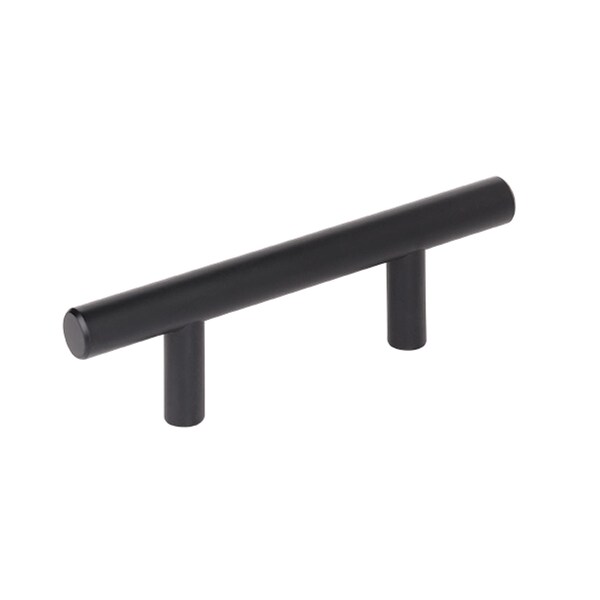 Amerock Bar Pulls 2-1/2 64 mm Center-to-Center Matte Black Cabinet Pull, 10PK - 10BX1264FB