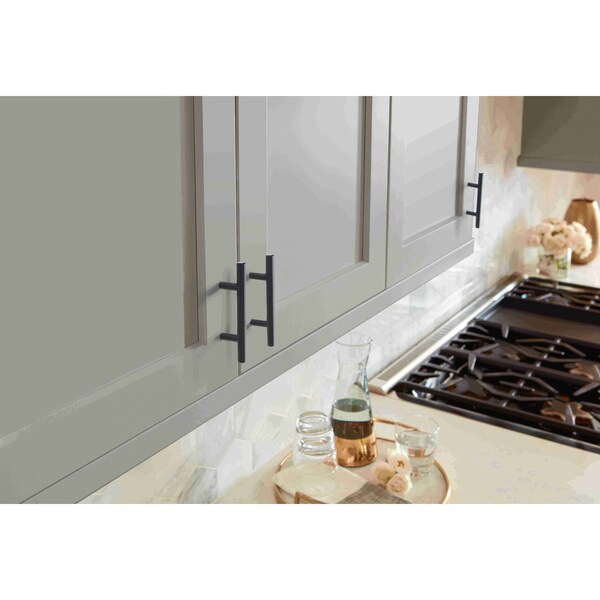 Amerock Bar Pulls 2-1/2 64 mm Center-to-Center Matte Black Cabinet Pull, 10PK - 10BX1264FB