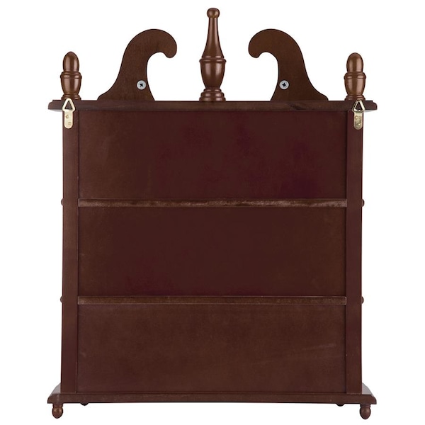 Design Toscano Savile Row Hardwood Wall Curio Display Cabinet - BN5015