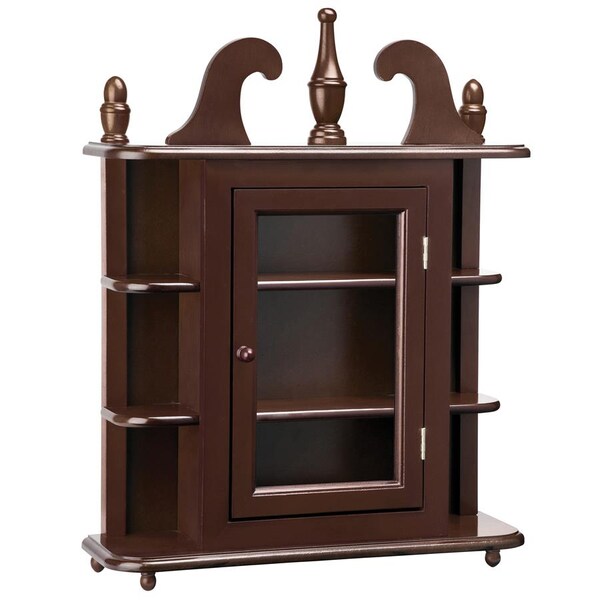 Design Toscano Savile Row Hardwood Wall Curio Display Cabinet - BN5015