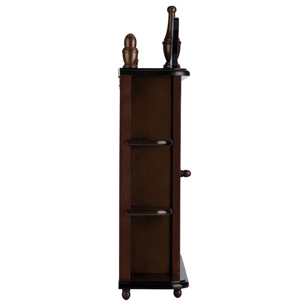 Design Toscano Savile Row Hardwood Wall Curio Display Cabinet - BN5015