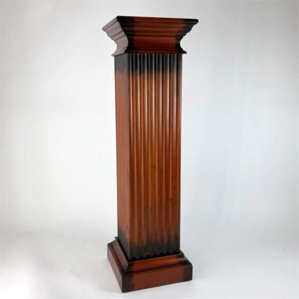 Wayborn Furniture & Access Wayborn Furniture  48 Greek Indoor Pedestal - Honey Brown - 5603