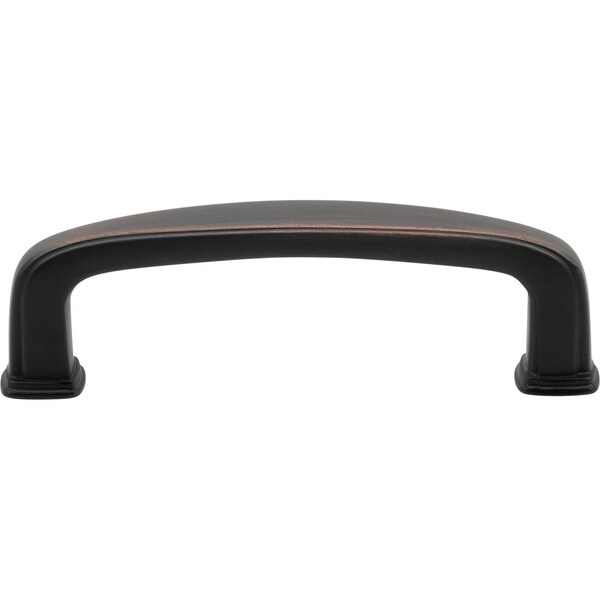Designperfect 3'' Center-to-Center Handle Pull, Brushed Oil Rubbed Bronze - DPA-S872ORB