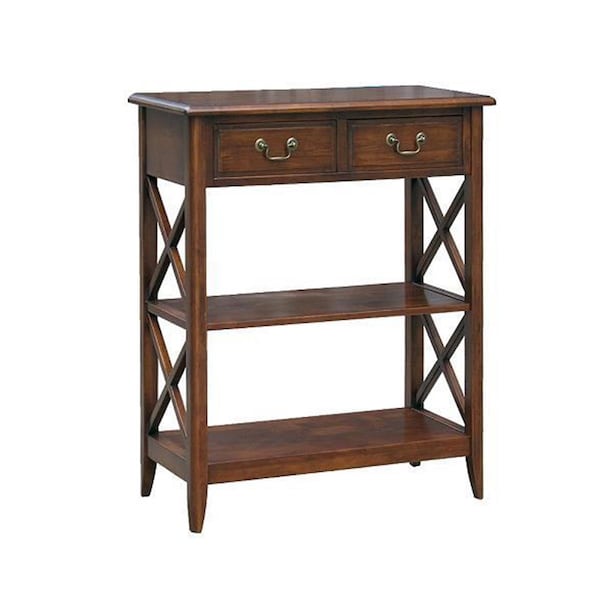 Wayborn Furniture & Access 33.5 H x 29.5 W x 13.5 D Eiffel Stand Light Brown - 9105