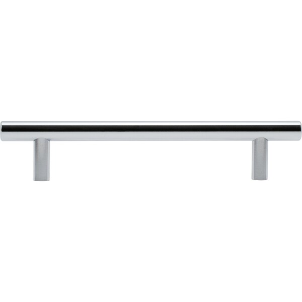 Designperfect 5-1/16'' Center-to-Center Bar Pull, Polished Chrome - DPA-T204PC
