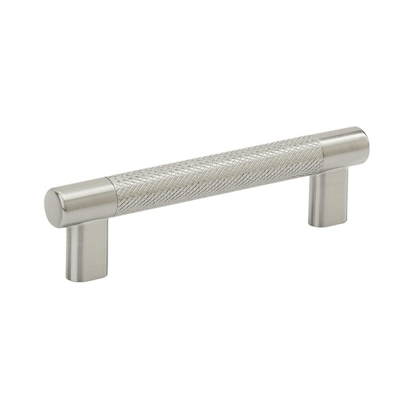 Amerock Bronx 5-1/16 in 128 mm Center-to-Center Satin Nickel Cabinet Pull - BP36558G10