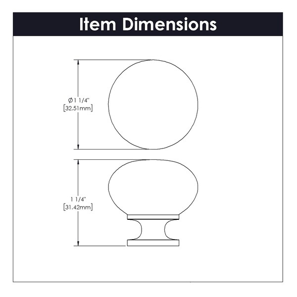 Heritage Designs Transitional Knob 114 Inch Diameter Satin Nickel Lustre Finish, 35PK - V35P6091-SNL