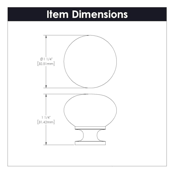 Heritage Designs Transitional Knob 114 Inch Diameter Satin Nickel Lustre Finish, 35PK - V35P6091-SNL