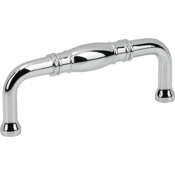 Designperfect 3'' Center-to-Center Handle Pull, Polished Chrome, 10PK - DPA10R572PC