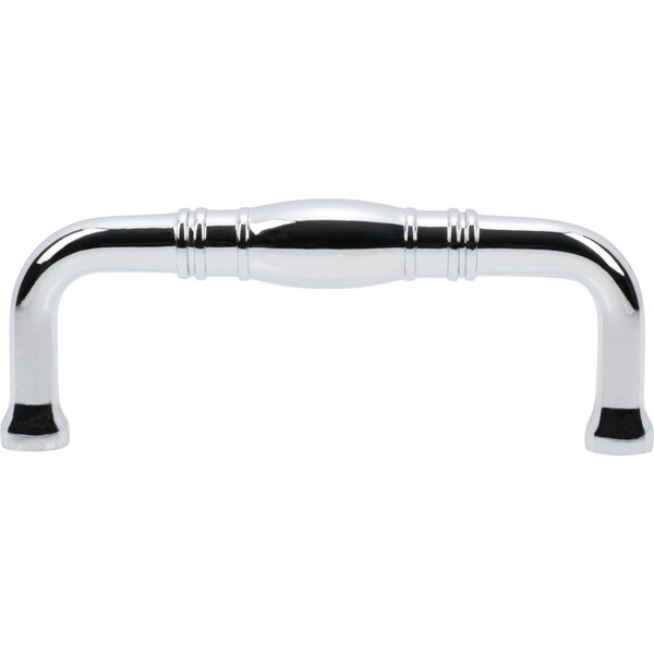Designperfect 3'' Center-to-Center Handle Pull, Polished Chrome, 10PK - DPA10R572PC